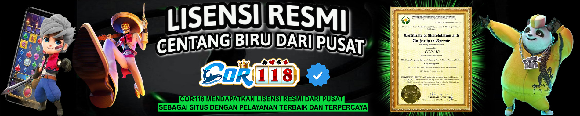 cor sertipikat resmi